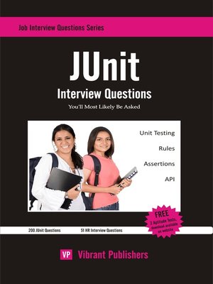 cover image of JUnit Interview Questions You'll Most Likely Be Asked